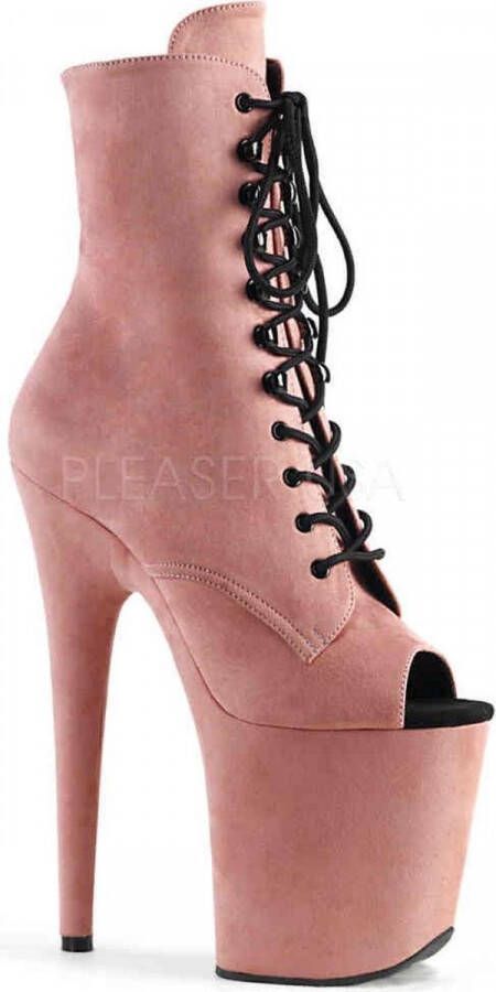 Pleaser Plateau Laarzen Paaldans schoenen 37 Shoes FLAMINGO 1021FS Paaldans schoenen Roze