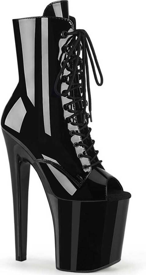 Pleaser Plateau Laarzen Paaldans schoenen 37 Shoes XTREME 1021 Zwart