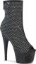 Pleaser Plateau Laarzen Paaldans schoenen 38 Shoes ADORE 1031GM Paaldans schoenen Zwart - Thumbnail 1