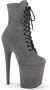 Pleaser Plateau Laarzen Paaldans schoenen 39 Shoes FLAMINGO 1020FS Paaldans schoenen Grijs - Thumbnail 1