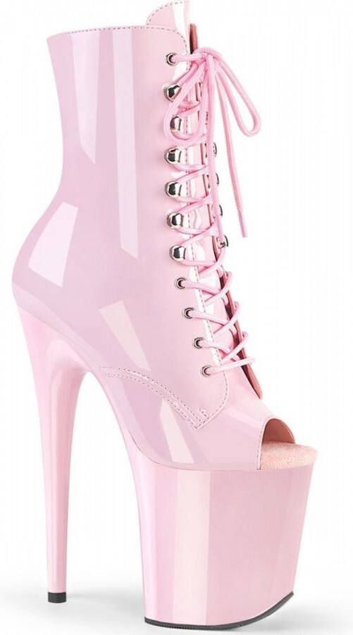 Pleaser Plateau Laarzen Paaldans schoenen 38 Shoes FLAMINGO 1021 Paaldans schoenen Roze