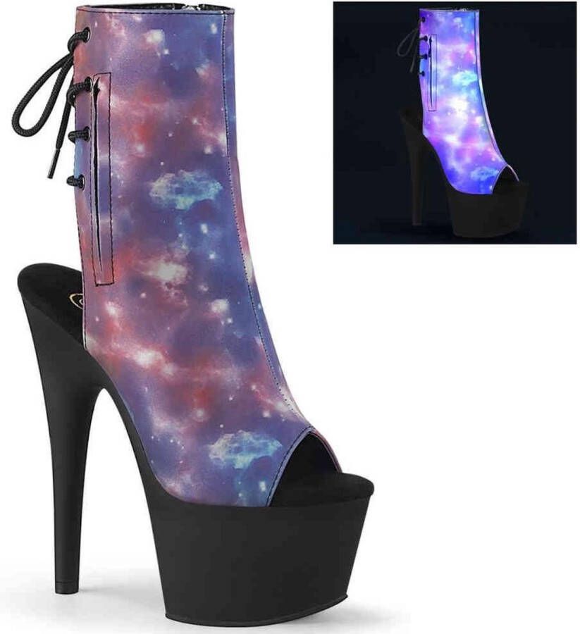 pleaser Plateau Laarzen Paaldans schoenen 39 Shoes ADORE 1018REFL Paaldans schoenen Paars Blauw