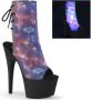 Pleaser ADORE-1018REFL Plateau Laarzen Paaldans schoenen Paaldans schoenen 41 Shoes Paars Blauw - Thumbnail 4