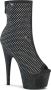 Pleaser ADORE-1031GM Plateau Laarzen Paaldans schoenen Paaldans schoenen 35 Shoes Zwart - Thumbnail 4