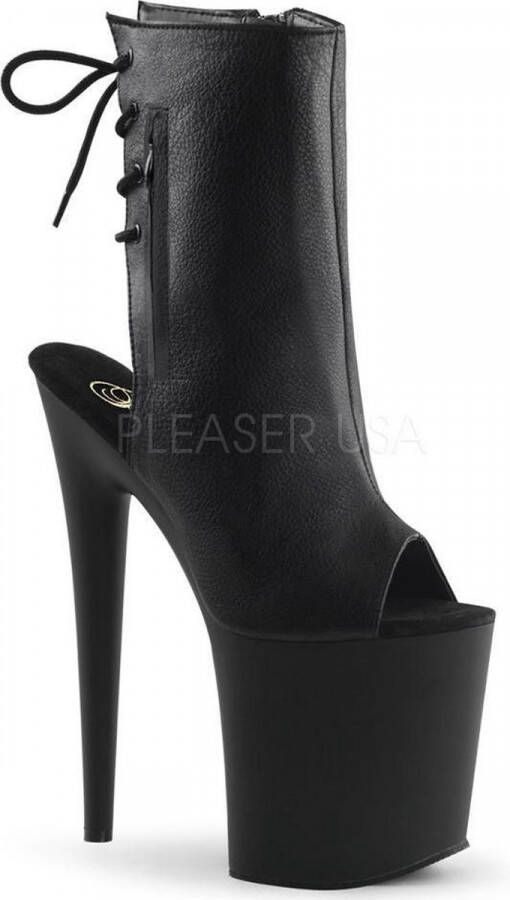 Pleaser Plateau Laarzen Paaldans schoenen 39 Shoes FLAMINGO 1018 Paaldans schoenen Zwart