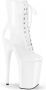 Pleaser Plateau Laarzen Paaldans schoenen 36 Shoes INFINITY 1020 Paaldans schoenen Wit - Thumbnail 2
