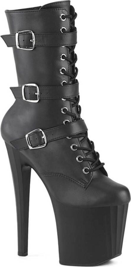 Pleaser ENCHANT-1043 Plateau Laarzen Paaldans schoenen 40 Shoes Zwart
