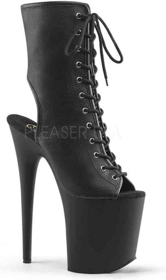 Pleaser Plateau Laarzen Paaldans schoenen 40 Shoes FLAMINGO 1016 Paaldans schoenen Zwart