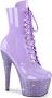 Pleaser Plateau Laarzen Paaldans schoenen 41 Shoes BEJEWELED 1020 7 Paars - Thumbnail 1