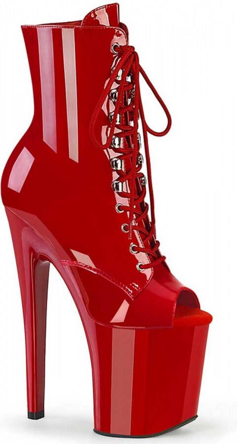 Pleaser Plateau Laarzen Paaldans schoenen 41 Shoes XTREME 1021 Rood