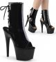 Pleaser Plateau Laarzen Paaldans schoenen 44 Shoes ADORE 1018 Paaldans schoenen Zwart - Thumbnail 2