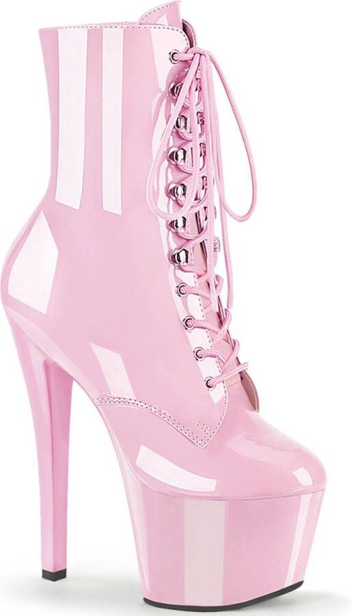 Pleaser Plateau Laarzen Paaldans schoenen 45 Shoes SKY 1020 Roze