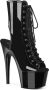 Pleaser Plateau Laarzen Paaldans schoenen 36 Shoes ADORE 1016 Zwart - Thumbnail 1