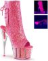 Pleaser ADORE-1018G Plateau Laarzen Paaldans schoenen Paaldans schoenen 40 Shoes Roze - Thumbnail 1