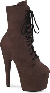 Pleaser Plateau Laarzen Paaldans schoenen ADORE-1020FS Bruin
