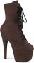 Pleaser ADORE-1020FS Plateau Laarzen Paaldans schoenen 42 Shoes Bruin - Thumbnail 1