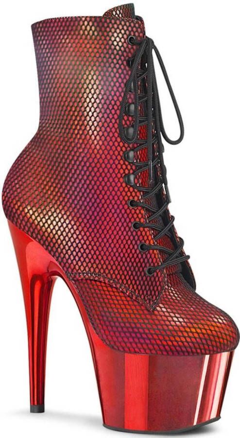 Pleaser Plateau Laarzen Paaldans schoenen 37 Shoes ADORE 1020HFN Paaldans schoenen Rood - Foto 3