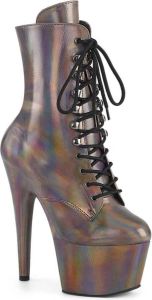 Pleaser Plateau Laarzen Paaldans schoenen ADORE-1020HG Metaalkleurig