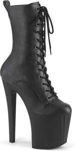 Pleaser . Plateau Laarzen Paaldans schoenen ENCHANT-1040 Zwart