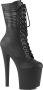 Pleaser ENCHANT-1040PK Plateau Laarzen Paaldans schoenen 35 Shoes Zwart - Thumbnail 1
