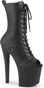 Pleaser Plateau Laarzen Paaldans schoenen ENCHANT-1041 Zwart