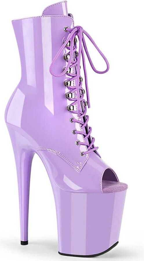 Pleaser Plateau Laarzen Paaldans schoenen 38 Shoes FLAMINGO 1021 Paars - Foto 1