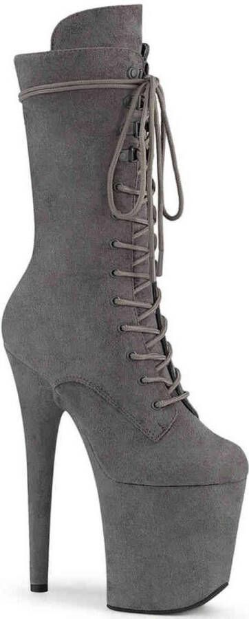 Pleaser Plateau Laarzen Paaldans schoenen 35 Shoes FLAMINGO 1050FS Paaldans schoenen Grijs - Foto 1