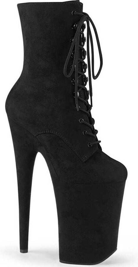 Pleaser Plateau Laarzen Paaldans schoenen 37 Shoes INFINITY 1020FS Paaldans schoenen Zwart