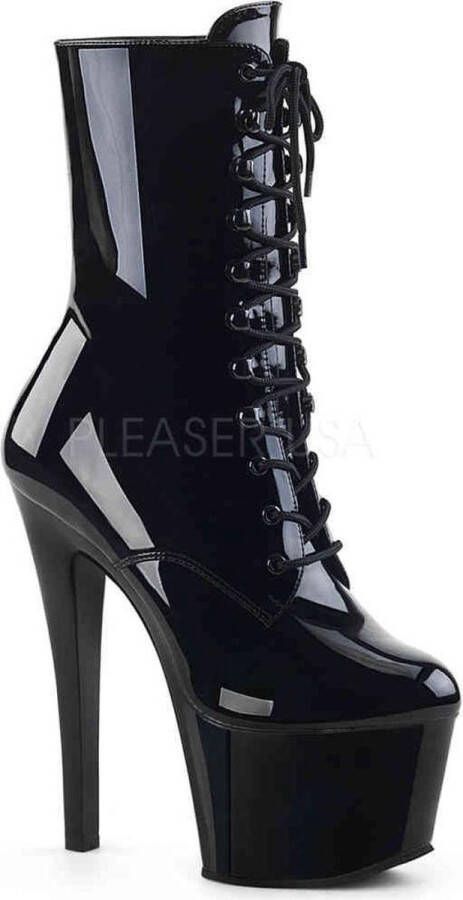 Pleaser shoes Pleaser SKY-1020 Plateau Laarzen Paaldans schoenen Paaldans schoenen 38 Shoes Zwart