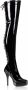 Pleaser INDULGE-3063 Plateau overknee Laarzen 39 Shoes Zwart - Thumbnail 1