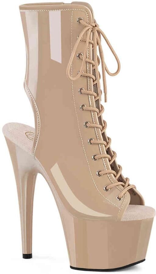 Pleaser ADORE-1016 Plateau Laarzen 41 Shoes Beige