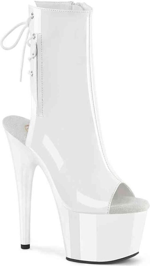 Pleaser ADORE-1018 Plateau Laarzen 37 Shoes Wit