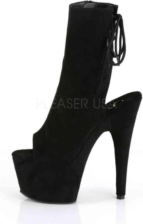 Pleaser Plateau Laarzen Paaldans schoenen 38 Shoes ADORE 1018FS Paaldans schoenen Zwart