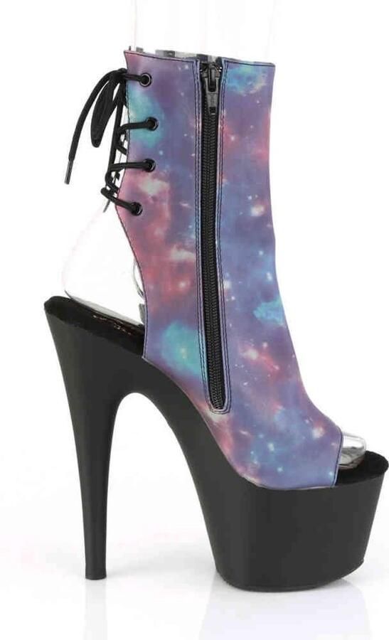 Pleaser Plateau Laarzen Paaldans schoenen 35 Shoes ADORE 1018REFL Paaldans schoenen Paars Blauw - Foto 3