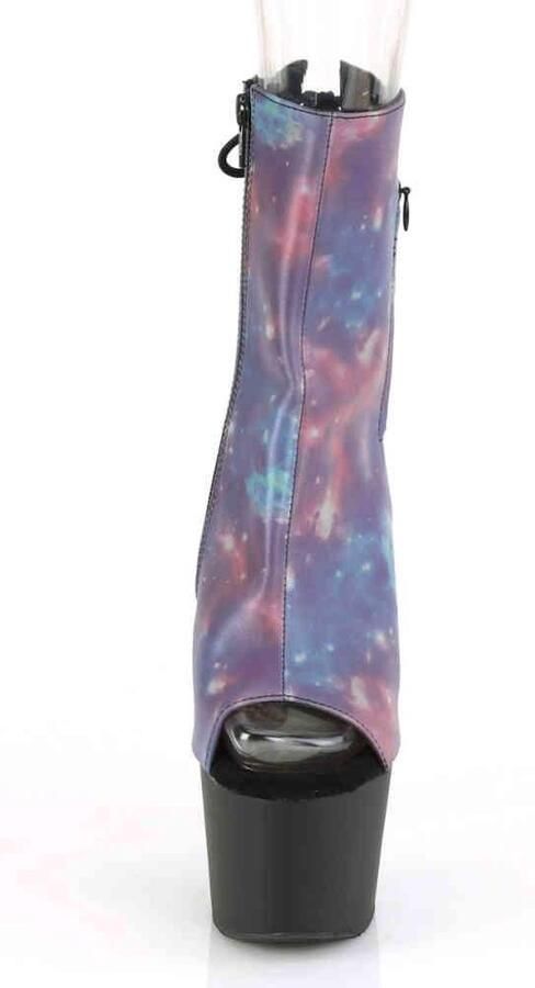 Pleaser Plateau Laarzen Paaldans schoenen 35 Shoes ADORE 1018REFL Paaldans schoenen Paars Blauw - Foto 4