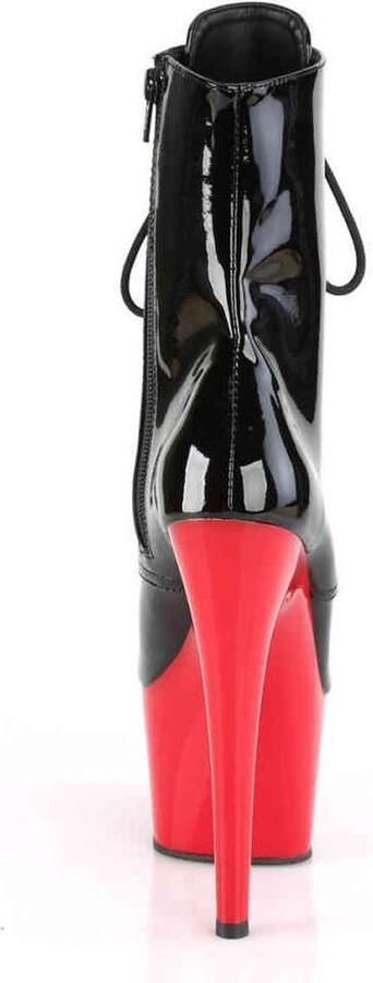 Pleaser Plateau Laarzen Paaldans schoenen 39 Shoes ADORE 1020 Paaldans schoenen Zwart Rood - Foto 4
