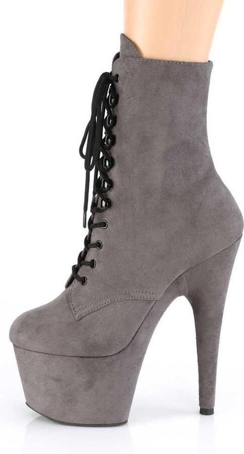 Pleaser Plateau Laarzen Paaldans schoenen 35 Shoes ADORE 1020FS Paaldans schoenen Grijs - Foto 3