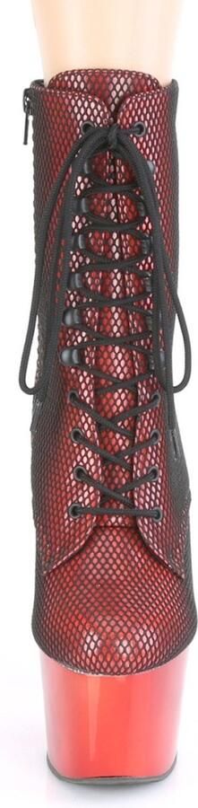 Pleaser Plateau Laarzen Paaldans schoenen 37 Shoes ADORE 1020HFN Paaldans schoenen Rood - Foto 2