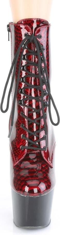 Pleaser Plateau Laarzen Paaldans schoenen 38 Shoes ADORE 1020SP Paaldans schoenen Rood Zwart - Foto 2