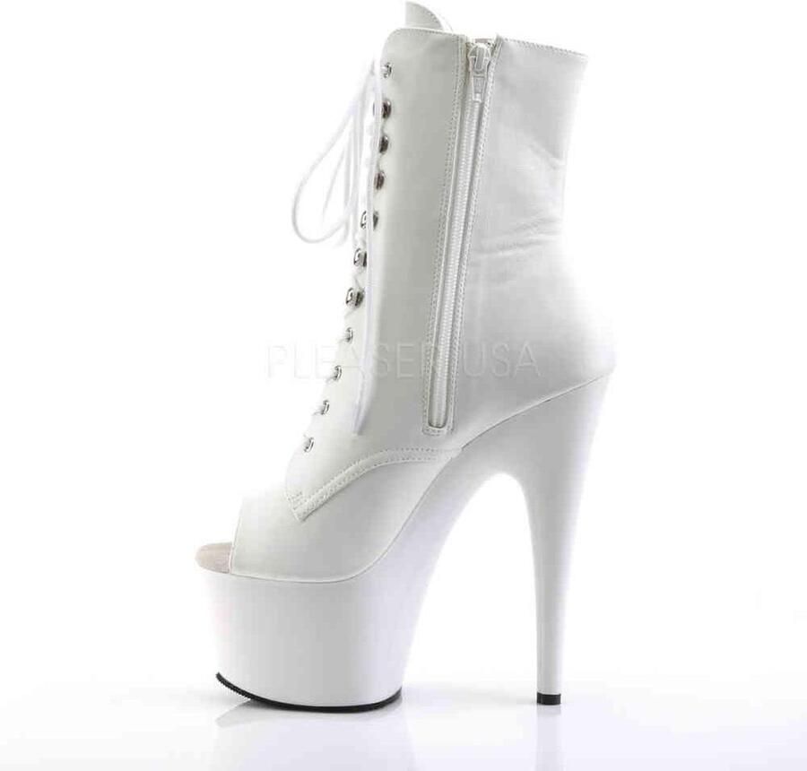 Pleaser Plateau Laarzen Paaldans schoenen 40 Shoes ADORE 1021 Paaldans schoenen Wit - Foto 2
