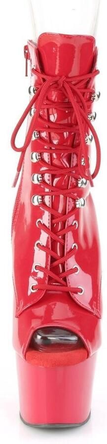 Pleaser ADORE-1021 Plateau Laarzen Paaldans schoenen Paaldans schoenen 45 Shoes Rood - Foto 2