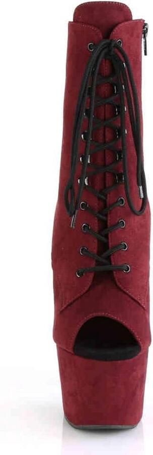 Pleaser Plateau Laarzen Paaldans schoenen 37 Shoes ADORE 1021FS Paaldans schoenen Rood - Foto 3
