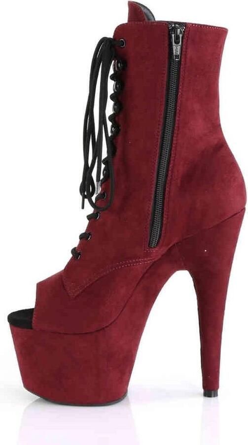 Pleaser Plateau Laarzen Paaldans schoenen 37 Shoes ADORE 1021FS Paaldans schoenen Rood