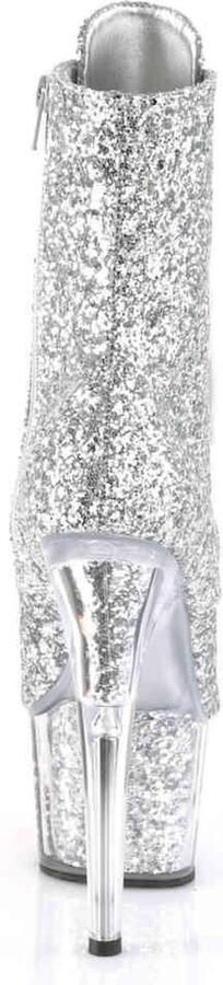 Pleaser Plateau Laarzen Paaldans schoenen 40 Shoes ADORE 1021G Paaldans schoenen Zilverkleurig - Foto 5