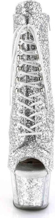 Pleaser Plateau Laarzen Paaldans schoenen 40 Shoes ADORE 1021G Paaldans schoenen Zilverkleurig - Foto 4