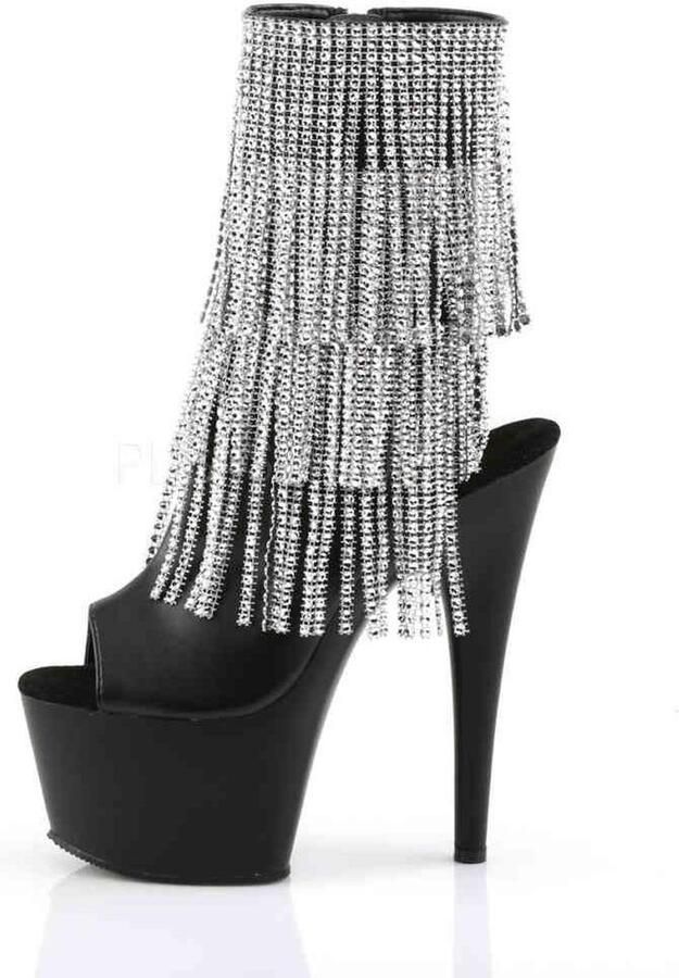 Pleaser Plateau Laarzen Paaldans schoenen 35 Shoes ADORE 1024RSF Paaldans schoenen Zwart