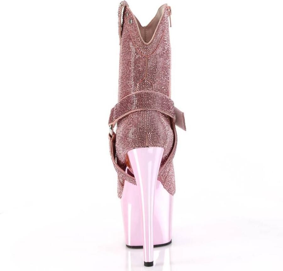 Pleaser Plateau Laarzen Paaldans schoenen 40 Shoes ADORE 1029CHRS Roze
