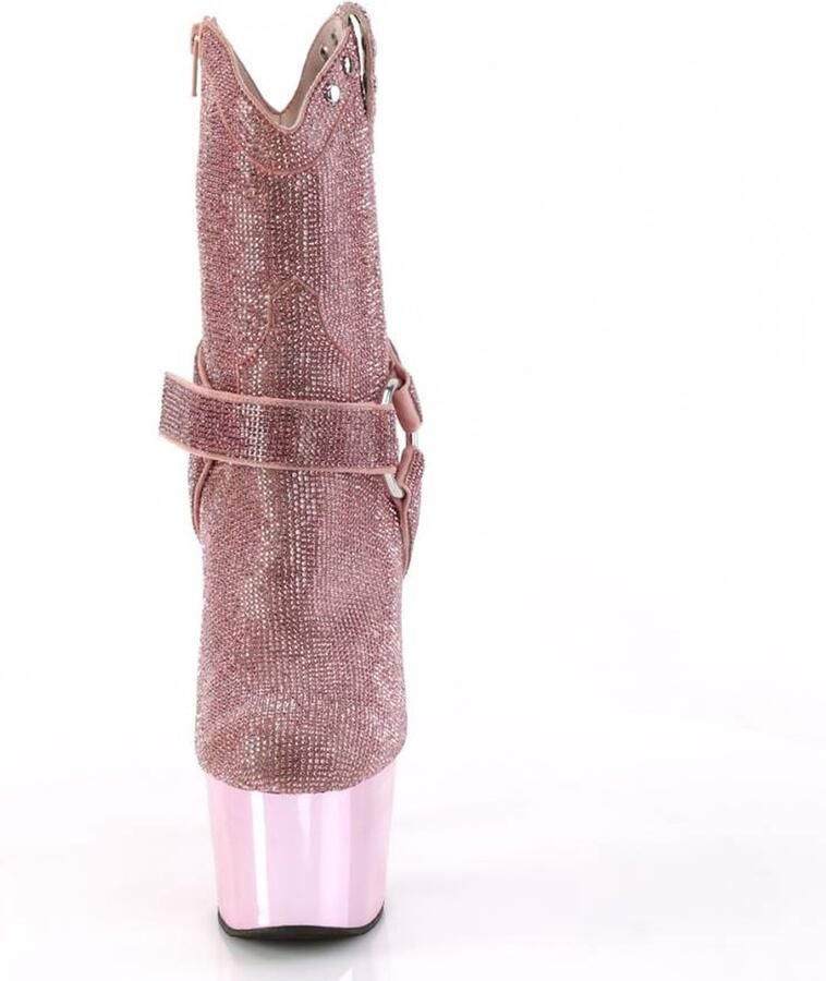 Pleaser Plateau Laarzen Paaldans schoenen 40 Shoes ADORE 1029CHRS Roze - Foto 2