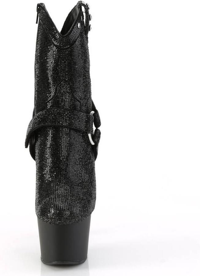 Pleaser Plateau Laarzen Paaldans schoenen 38 Shoes ADORE 1029RS Zwart - Foto 4