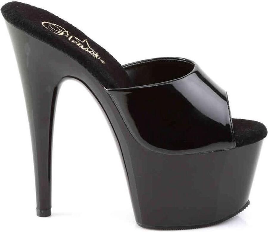 Pleaser Muiltjes 40 Shoes ADORE 701 Paaldans schoenen Zwart Transparant - Foto 4